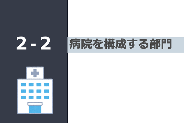 日本の病院シリーズ　構成する部門２ 3か月パック