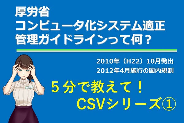 CSVシリーズ　日本版CSVガイドライン 3か月パック