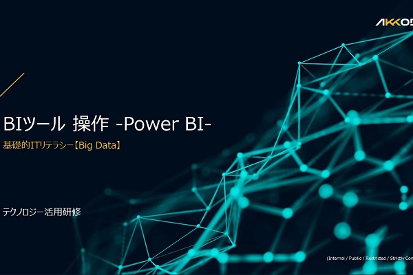 BIツール操作(Power BI) 3ヶ月利用パック