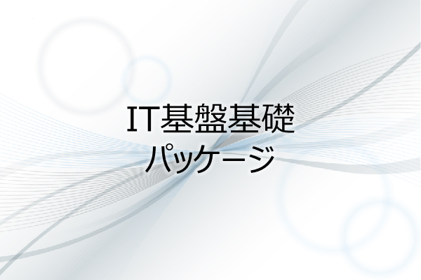 IT基盤基礎　パッケージ 3ヶ月利用パック