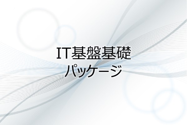IT基盤基礎　パッケージ 3ヶ月利用パック