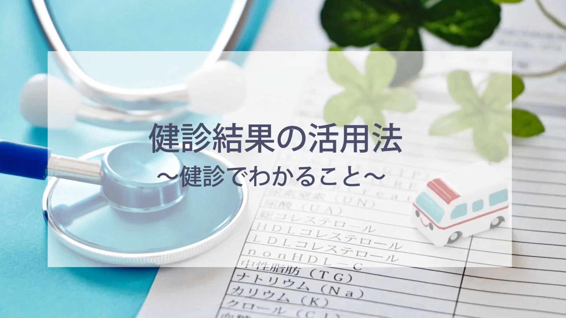 【フィジカルヘルス】生活習慣を見直そう 3ヶ月利用パック